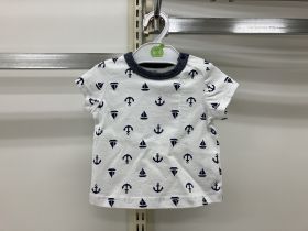 T-shirt bébé manches courtes - Marin