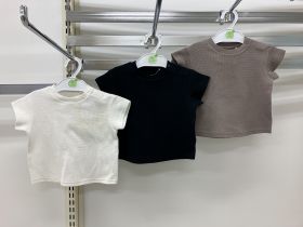 T-shirt bébé manches courtes - Gaufré
