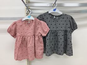 Chemise imprimée manches courtes - Cœurs