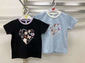 T-shirt manches courtes - Cœurs