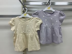 T-shirt manches françaises - Fleurs