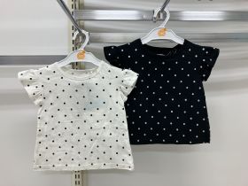 T-shirt manches françaises - Pois