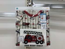 Pyjama jersey manches courtes - Avec bandeau ventral