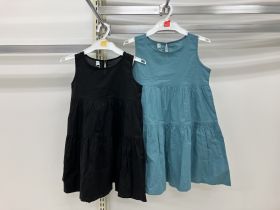 Robe sans manches en toile