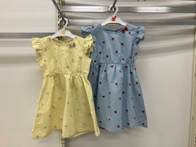 Robe sans manches en toile - Brodé