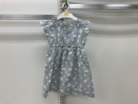 Robe sans manches en toile - Fleurs