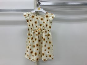 Robe sans manches en toile - Imprimé all-over
