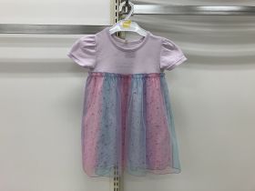 Robe en maille manches courtes - Robe