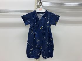 Barboteuse toile manches courtes