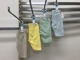 Short en maille - Carreaux