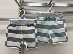 Short en toile - Rayures