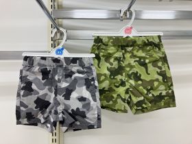 Short en toile - Imprimé all-over