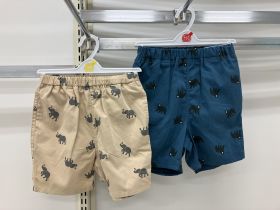 Short en toile - Ourson