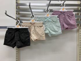 Short en toile - Dentelle