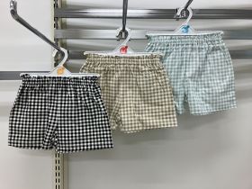 Short en maille - Carreaux