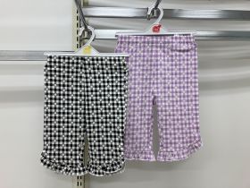 Short en maille - Carreaux