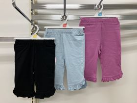 Short en maille - Volants