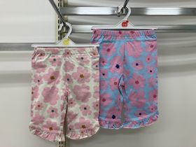 Short en maille - Volants
