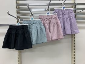 Short en toile - Nœud