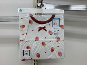 Pyjama jersey manches courtes - Fraises