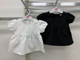 Blouse unie manches courtes