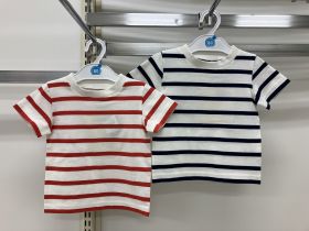 T-shirt manches françaises - Rayures