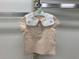 T-shirt bébé manches courtes - Seersucker
