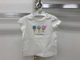 T-shirt bébé manches courtes - Glace