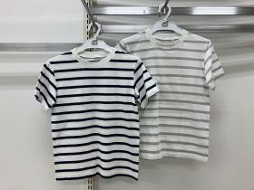 T-shirt manches françaises - Rayures