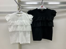 T-shirt manches françaises - Volants