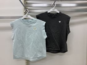 T-shirt manches françaises - Cœurs