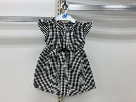 Robe sans manches en toile - Carreaux