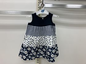 Robe sans manches en toile