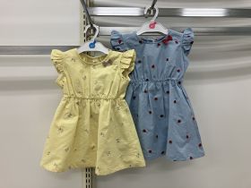 Robe sans manches en toile - Brodé