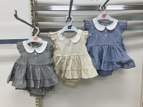 Ensemble bloomer toile sans manches - Tigre