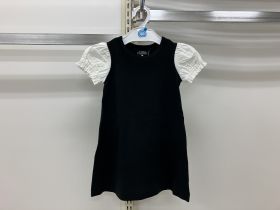 Robe en maille manches courtes - Robe