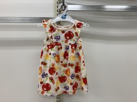 Robe en maille sans manches - Imprimé all-over