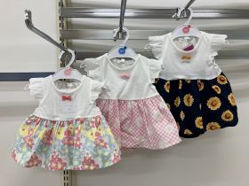 Ensemble bloomer maille sans manches - Fleurs