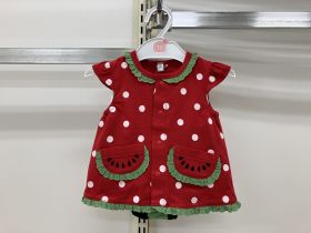 Ensemble bloomer maille sans manches - Pastèque