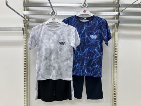 Ensemble T-shirt manches courtes - Imprimé all-over