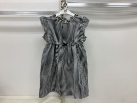 Robe sans manches en toile - Carreaux