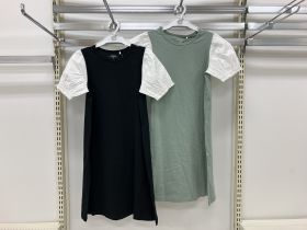 Robe en maille manches courtes - Robe