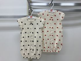 Robe combinaison naissance - Cœurs