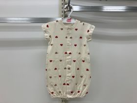 Robe combinaison naissance - Cœurs