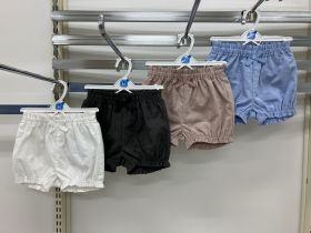Short en toile - Dentelle