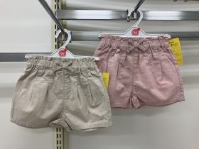 Short en toile - Nœud