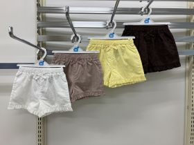 Short en toile - Dentelle