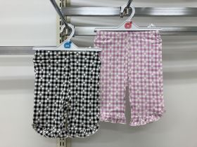 Short en maille - Carreaux