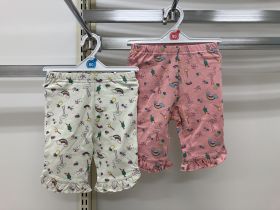 Short en maille - Volants