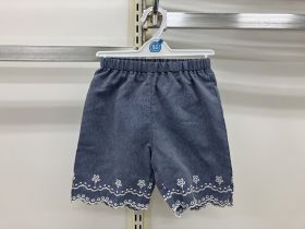 Short en toile - Brodé